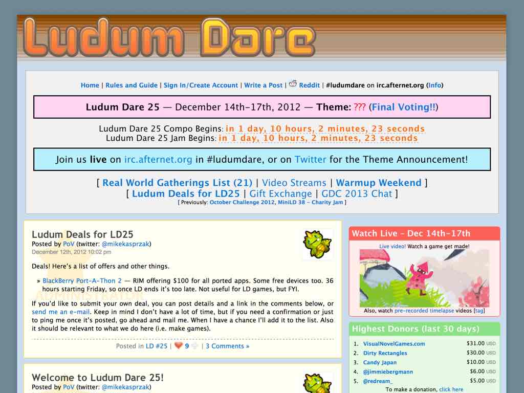 Ludum dare 25